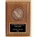 Walnut Plaque w/ Bronze Eagle Casting (5"x7")